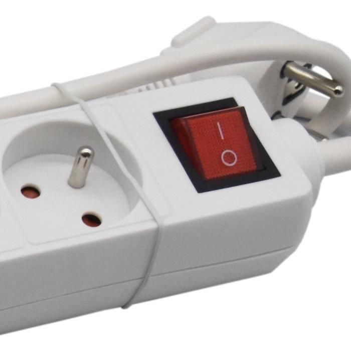 Unidad doméstica - GAO - 6 enchufes - Con interruptor, cable de 1,4 m, protección infantil 3 Unidad doméstica - GAO - 6 enchufes - Con interruptor, cable de 1,4 m, protección infantil 3