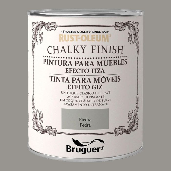 Rust-oleum chalky finish muebles piedra 0,750l 5397555 bruguer