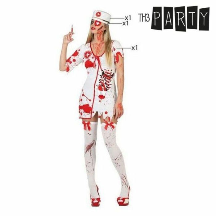 Disfraz para Adultos Th3 Party Blanco Asesino (3 Piezas) 3