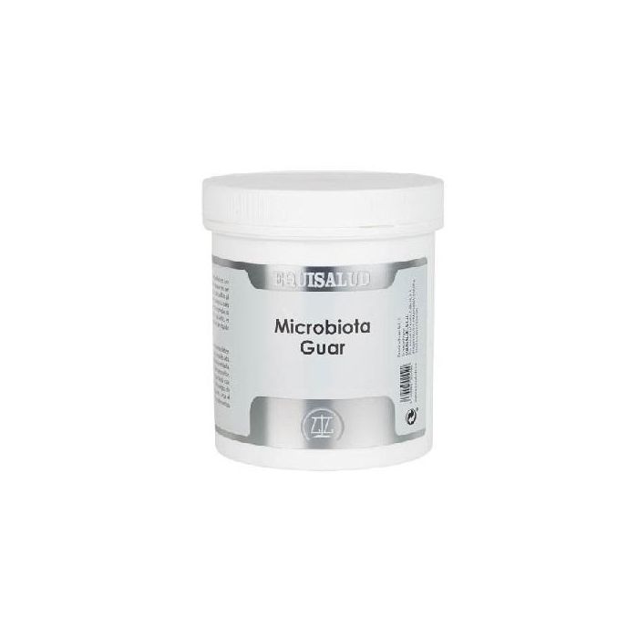 EQUISALUD Microbiota Guar: Prebiótico doble efecto FOS/Inulina, fibra soluble para estómago e intestinos, 125g