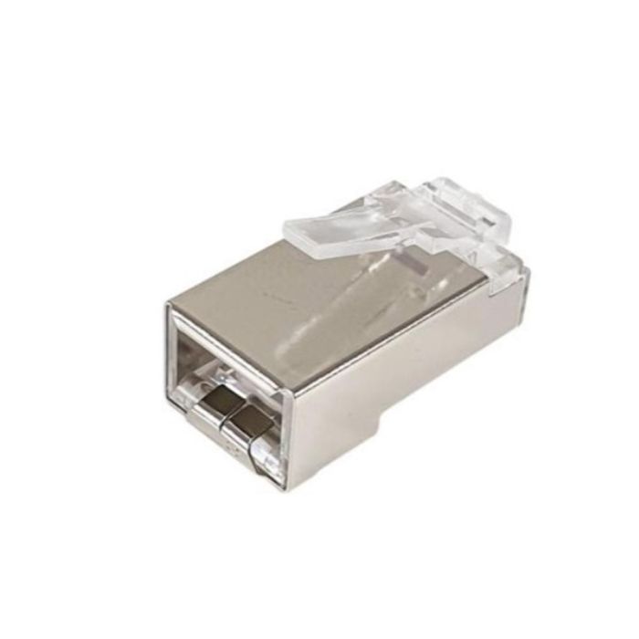 Equip 121182 - Kit de 100 Conectores RJ45 blindados Cat 6A, chapados en oro, para cable Ethernet sólido o trenzado 1 Equip 121182 - Kit de 100 Conectores RJ45 blindados Cat 6A, chapados en oro, para cable Ethernet sólido o trenzado 1