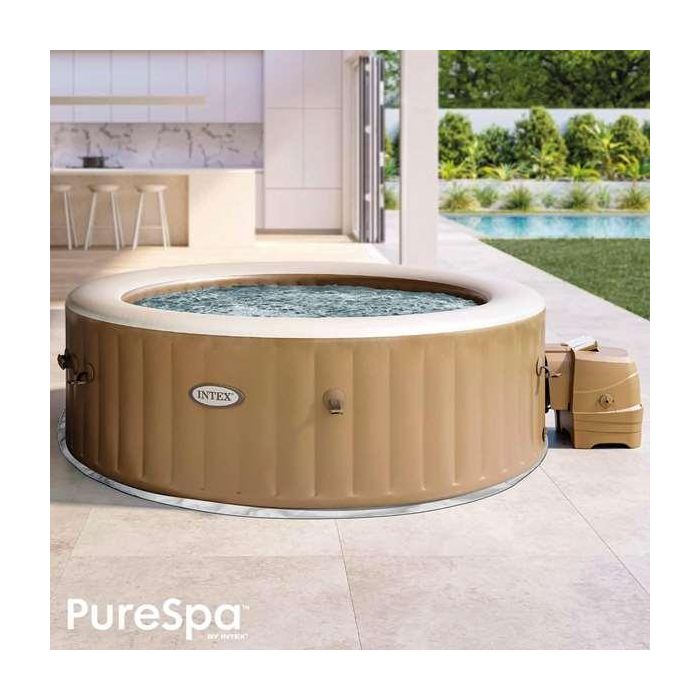 Spa Hinchable Intex 196 x 71 x 196 cm Marrón 795 L 6 Spa Hinchable Intex 196 x 71 x 196 cm Marrón 795 L 6