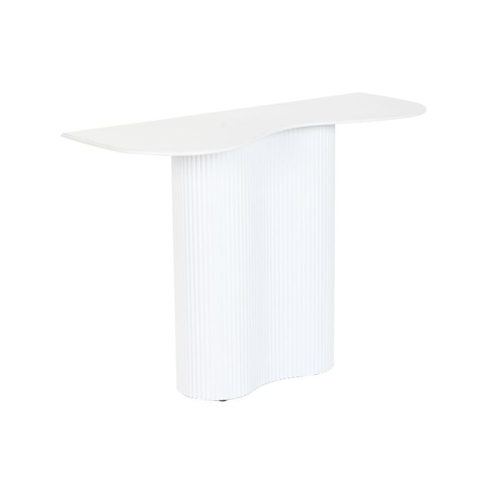 DKD Home Decor Consola Desmontable Estilo Loft de Metal Color Blanco - Medidas: 100 cm Ancho x 38 cm Largo x 72 cm Alto 1 DKD Home Decor Consola Desmontable Estilo Loft de Metal Color Blanco - Medidas: 100 cm Ancho x 38 cm Largo x 72 cm Alto 1