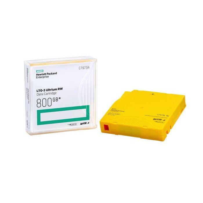Hewlett Packard Enterprise HP LTO Ultrium 800 GB Data Cartridge Rewritable, LTO-3 para Copias de Seguridad y Archivo Seguro