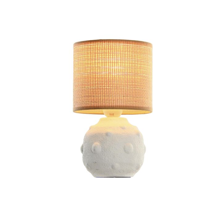 Lampara Sobremesa Mediterraneo DKD Home Decor Blanco Marron 15 x 25 x 15 cm (6 Unidades) 1 Lampara Sobremesa Mediterraneo DKD Home Decor Blanco Marron 15 x 25 x 15 cm (6 Unidades) 1