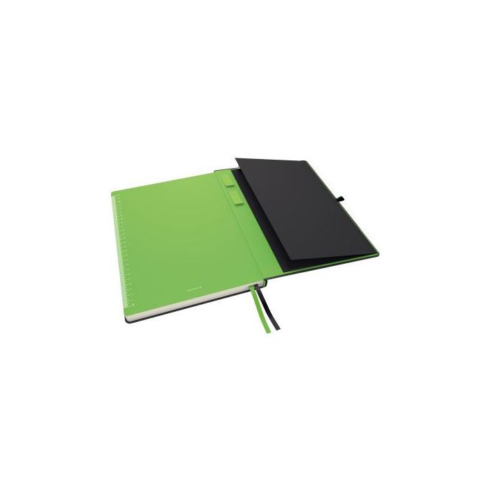 Cuaderno Con Gomilla Leitz Complete Tapa Dura Din A4 80 Hojas Cuadro 5 mm Color Negro 6