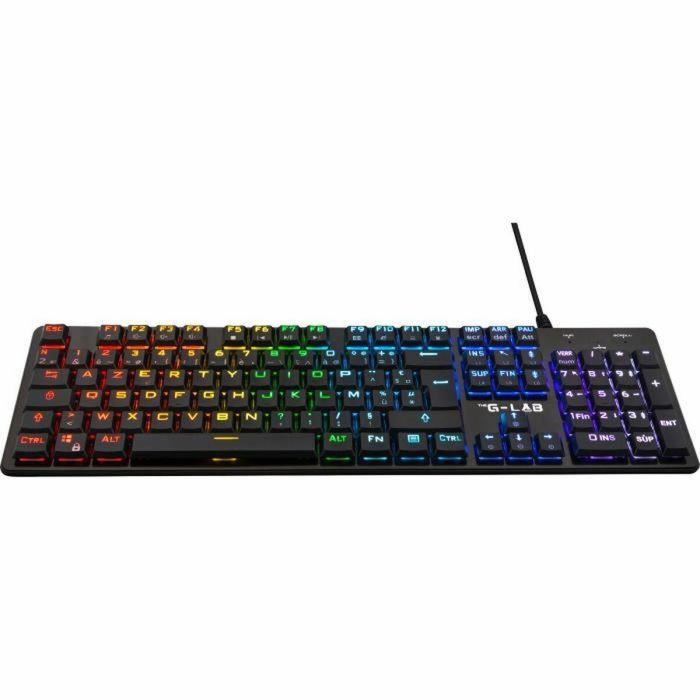 The G-Lab THE3760162066234 Teclado Gaming Cableado con Interruptores de Perfil Bajo - Rojo 1 The G-Lab THE3760162066234 Teclado Gaming Cableado con Interruptores de Perfil Bajo - Rojo 1