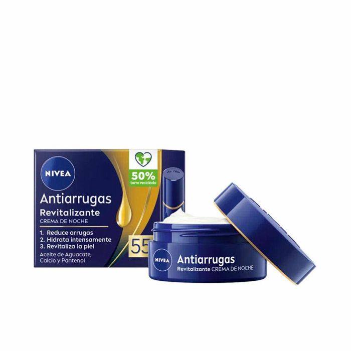 Nivea Anti-Arrugas 55+ Crema Cuidado Revitalizante Noche