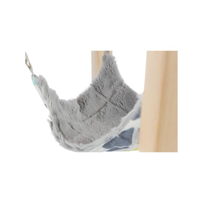 Hamaca Colgante Trixie Gris Melocotón 37 × 29 × 37 cm Madera 2