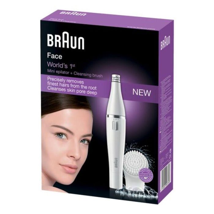 Limpiador-Depilador Facial Eléctrico Braun Face 810 7