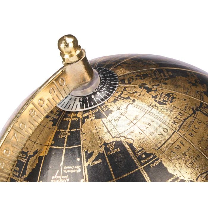 Giftdecor Globo Terráqueo 20 cm Surtidos Oro Blanco Negro - Materiales: Madera, Plástico, Hierro (6 Unidades) 3 Giftdecor Globo Terráqueo 20 cm Surtidos Oro Blanco Negro - Materiales: Madera, Plástico, Hierro (6 Unidades) 3