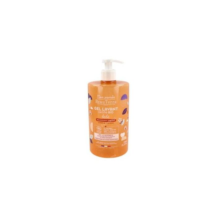Beauterra Gel de Baño Bebé sin Perfume Bio 750ml