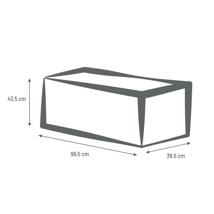 EDA BAC JARDINERE VOLCANIA 100 x 40 x 40 cm - 97.6 L - Anthracite Gray 3 EDA BAC JARDINERE VOLCANIA 100 x 40 x 40 cm - 97.6 L - Anthracite Gray 3