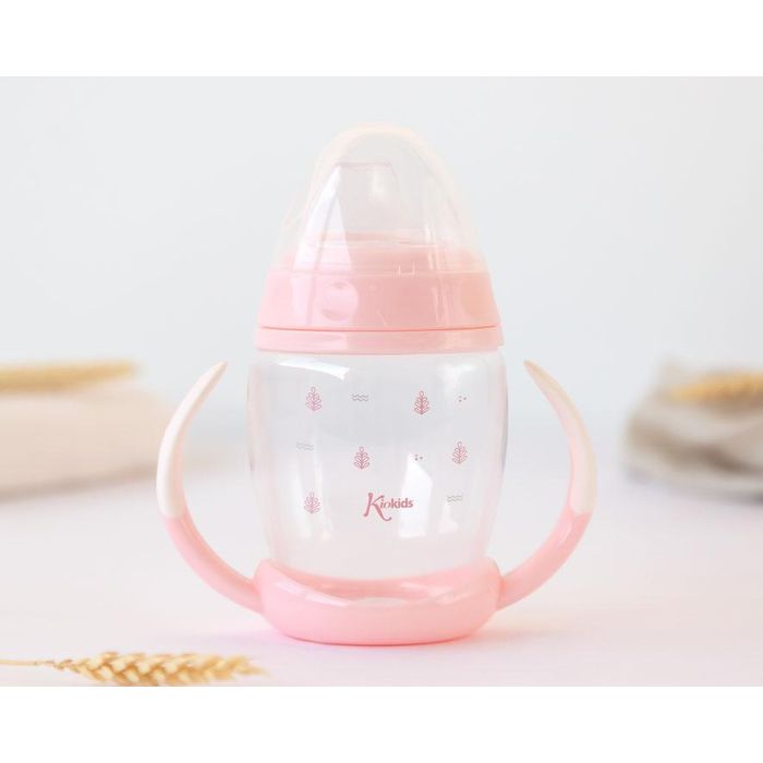 Taza De Aprendizaje Step 1 Rosa + 6 Meses Taza De Aprendizaje Step 1 Rosa + 6 Meses