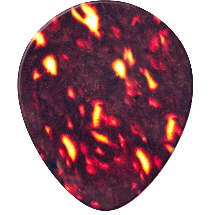 Dunlop Pack 72 Púas Guitarra Genuine Celluloid Teardrop Shell - Medium 2