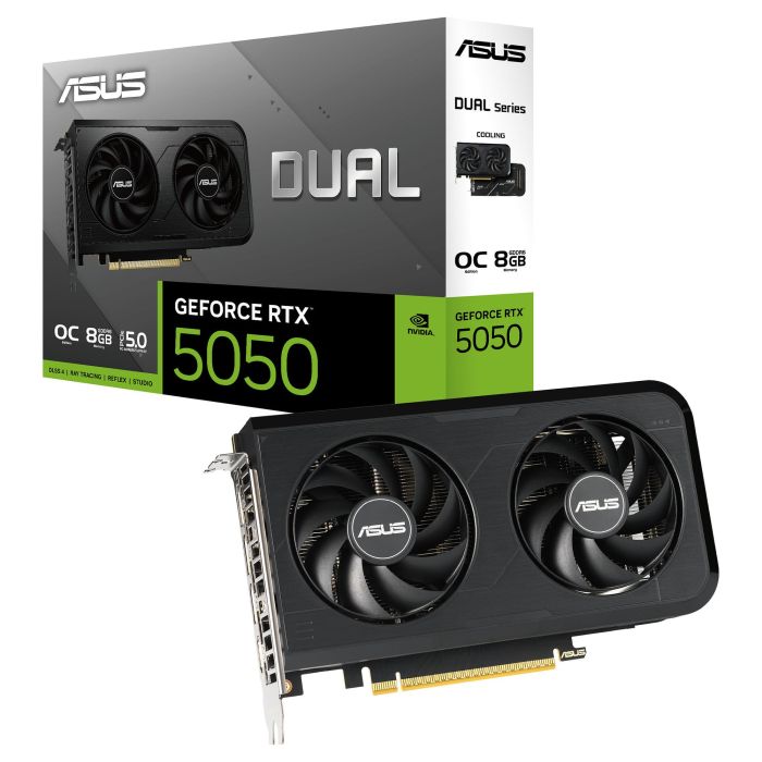 Asus DUAL-RTX5050-O8G Tarjeta Gráfica GeForce RTX 5050 OC 8GB GDDR6 5