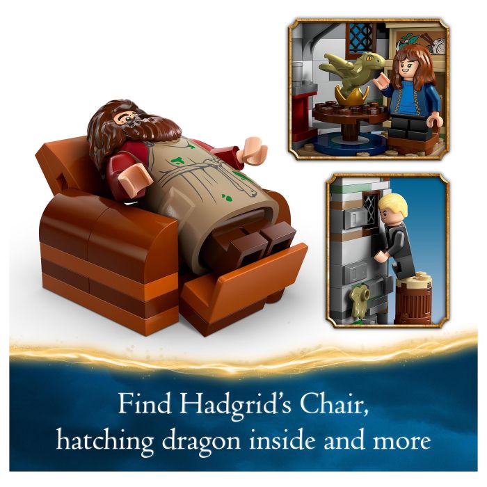 LEGO Harry Potter Cabaña de Hagrid: Una Visita Inesperada 76428 - Juego de Construcción de 896 Piezas, Para Niños a Partir de 8 Años