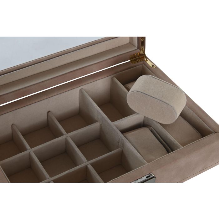 Joyero Tradicional DKD Home Decor Gris Marron 16.5 x 8 x 25.00. cm 1 Joyero Tradicional DKD Home Decor Gris Marron 16.5 x 8 x 25.00. cm 1