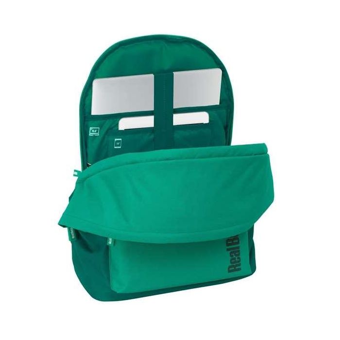 Safta Mochila 31x44x18 Cm Portátil 15,6" con USB y Diseño Real Betis Balompie 4