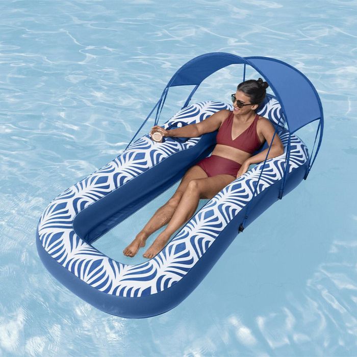 Bestway Colchoneta Hinchable con Parasol Comfort Plush 198x112 cm Playa y Piscina 43732 16