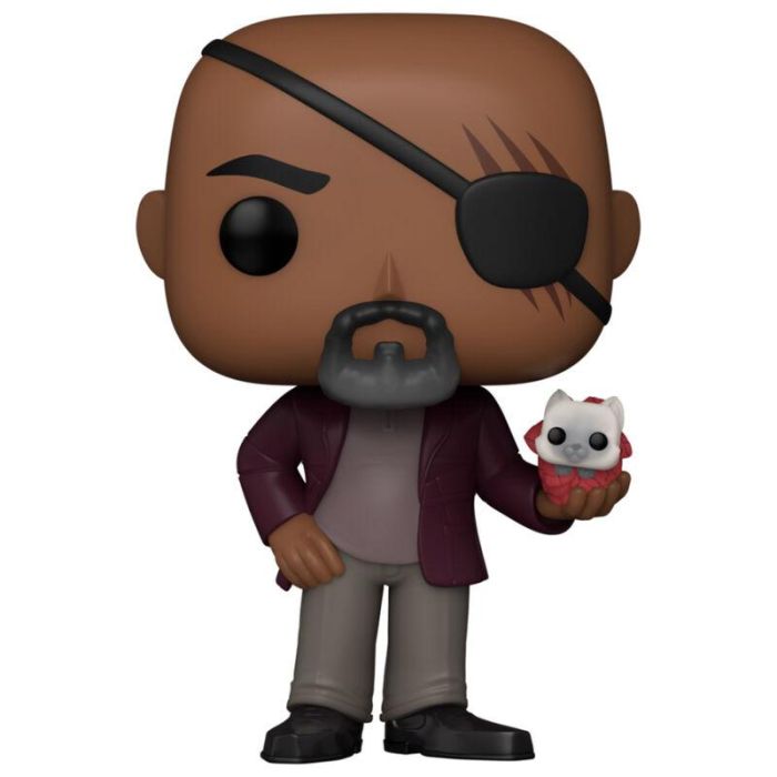 Funko 67640 Pop! Marvel Nick Furia Figura de Vinilo Coleccionable Número 1253 1 Funko 67640 Pop! Marvel Nick Furia Figura de Vinilo Coleccionable Número 1253 1