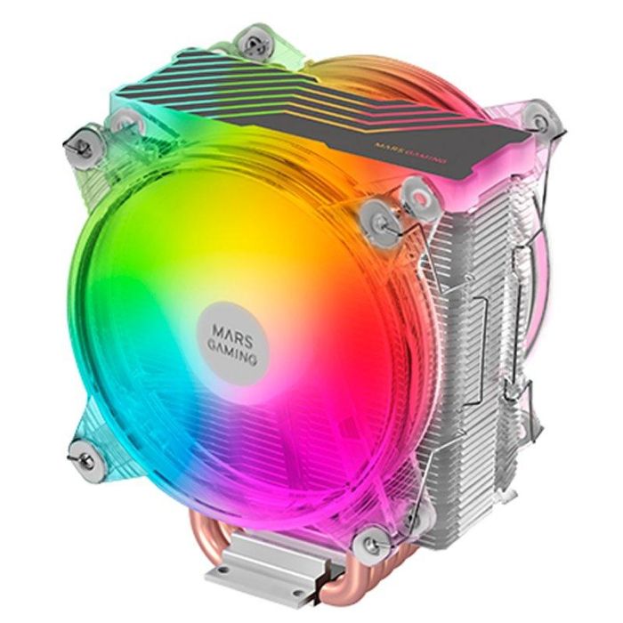 Mars Gaming MCPU66 Ventilador con Disipador CPU Doble 12cm ARGB TDP 220W 1