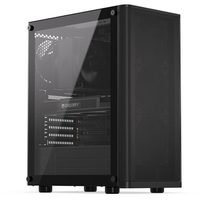 ENDORFY Ventum 200 Air TG Black - Torre PC ATX/micro ATX/Mini-ITX con ventana lateral y filtros antipolvo 0 ENDORFY Ventum 200 Air TG Black - Torre PC ATX/micro ATX/Mini-ITX con ventana lateral y filtros antipolvo 0