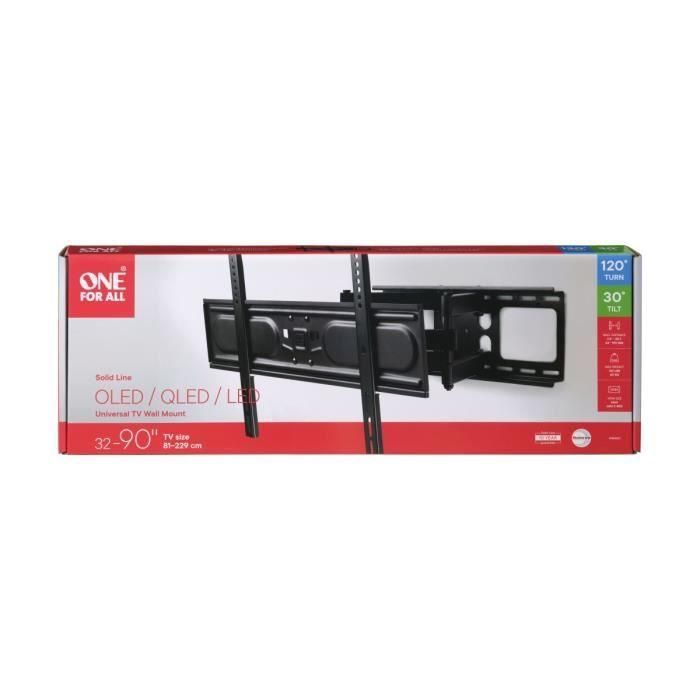 ONE FOR ALL WM4661 Soporte de pared inclinable y giratorio para pantallas de 32 a 84 cm 4 ONE FOR ALL WM4661 Soporte de pared inclinable y giratorio para pantallas de 32 a 84 cm 4