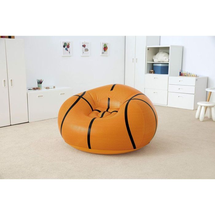 Bestway Sillon Hinchable Gigante Baloncesto 114x112x66 cm +6 Años Interior y Jardin 75103 3 Bestway Sillon Hinchable Gigante Baloncesto 114x112x66 cm +6 Años Interior y Jardin 75103 3