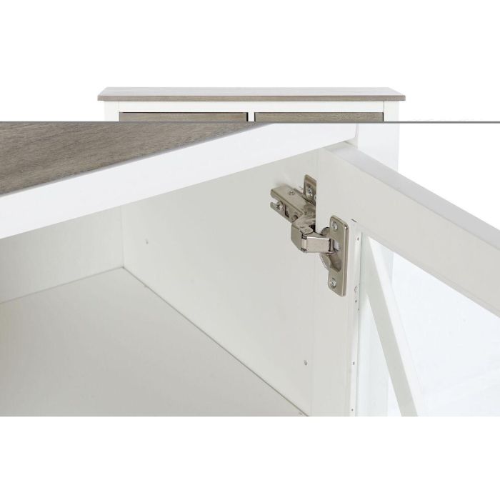 Cajonera DKD Home Decor Blanco Gris Cristal Álamo Cottage 80 x 40 x 85 cm 2 Cajonera DKD Home Decor Blanco Gris Cristal Álamo Cottage 80 x 40 x 85 cm 2