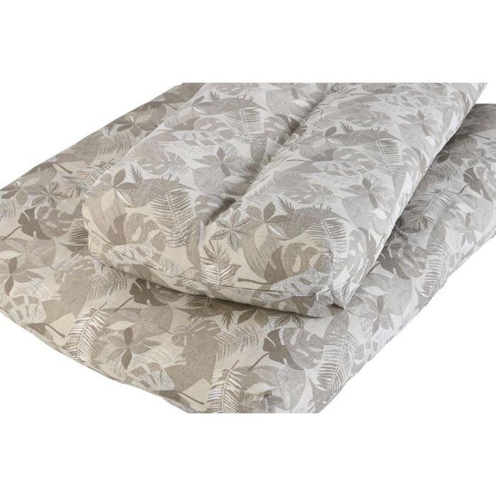 Cojín DKD Home Decor De suelo Gris Marrón claro Aluminio Hoja de planta 120 x 80 x 16 cm 2 Cojín DKD Home Decor De suelo Gris Marrón claro Aluminio Hoja de planta 120 x 80 x 16 cm 2