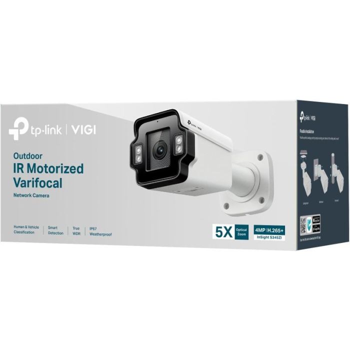 TP-Link INSIGHT S345ZI Cámara de Vigilancia CCTV Exterior Bala 4MP 2688x1520px Visión Nocturna PoE IP67 3