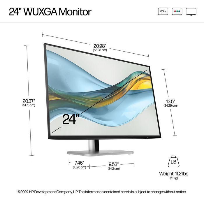 HP 524pn Monitor Series 5 Pro 24 pulgadas WUXGA 4