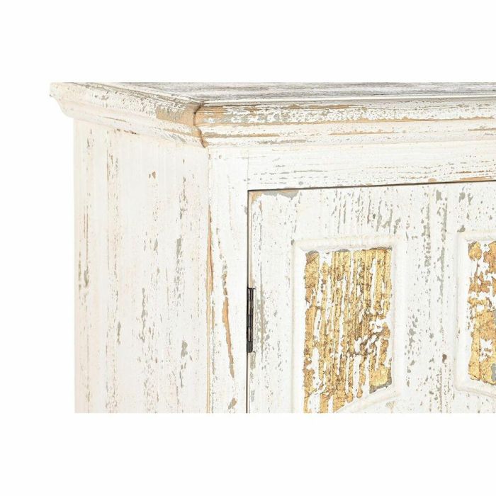 Aparador Indio DKD Home Decor Blanco Dorado 36.5 x 110 x 93.5 cm 7