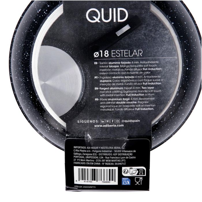 Sartén Aluminio Forjado Estelar Quid 18 cm (6 Unidades) 6 Sartén Aluminio Forjado Estelar Quid 18 cm (6 Unidades) 6