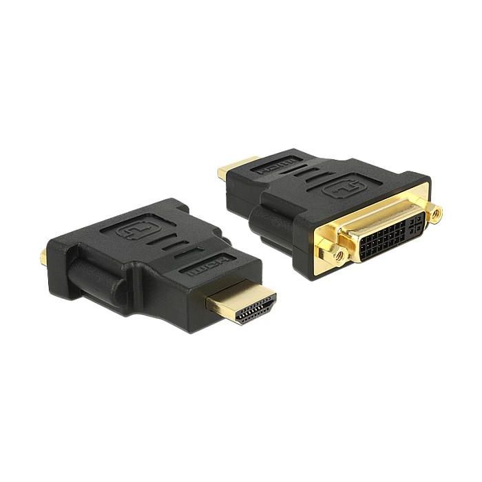 DeLOCK Adaptador HDMI Macho a DVI 24+5 Hembra Negro 65467 DeLOCK Adaptador HDMI Macho a DVI 24+5 Hembra Negro 65467