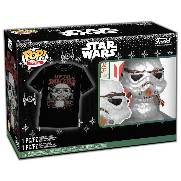 Funko Pop & Tee Stormtrooper Navidad -Sw- Talla M 72845 1