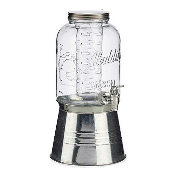 Vivalto Jarra con Soporte y Enfriador 3800 ml Plata 19.8x37.5x19.8 cm (6 Unidades)