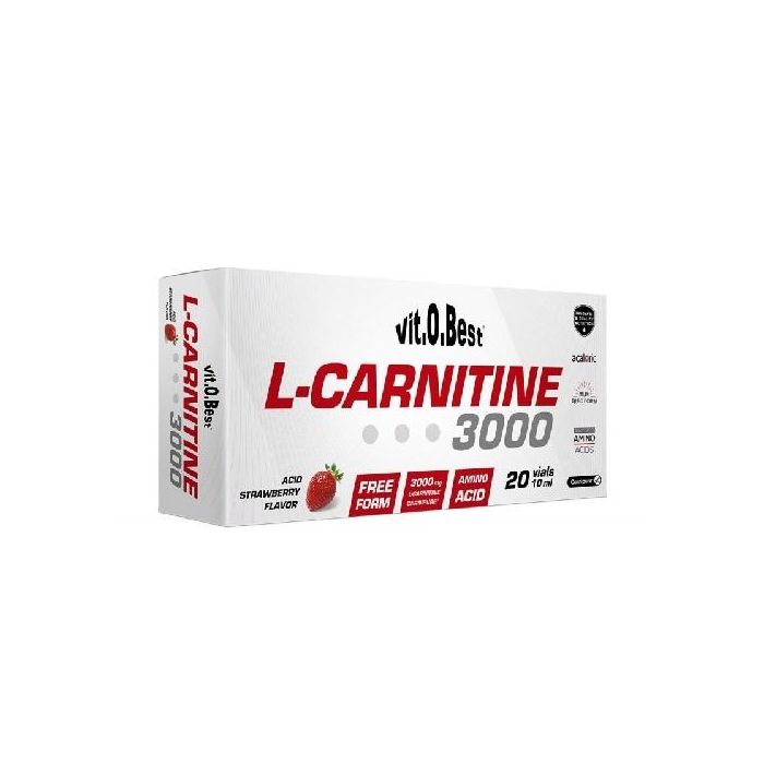 L-Carnitine 3000. Viales Fresa