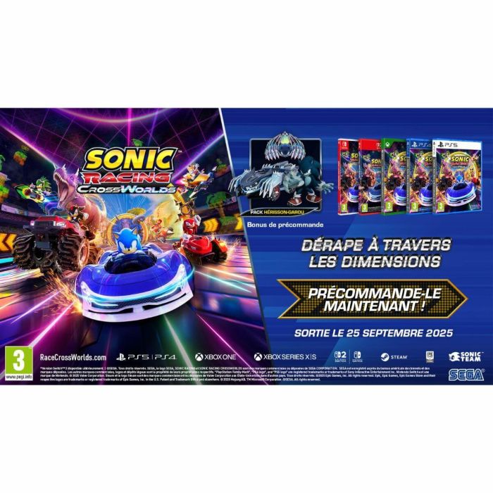 Videojuego para Switch SEGA Sonic Racing CrossWorlds 6