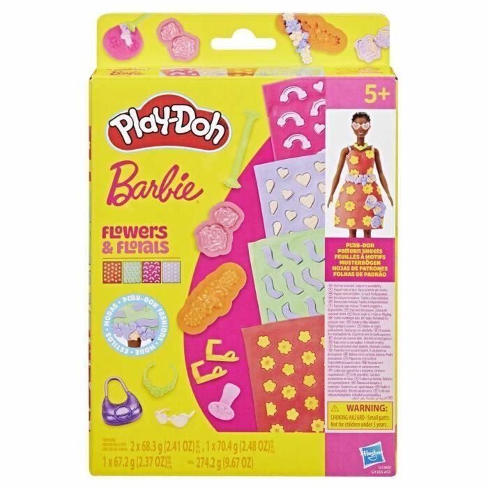 Play-Doh Barbie Flores y Floretes Set de Plastilina Recambios HASG13635X0 0 Play-Doh Barbie Flores y Floretes Set de Plastilina Recambios HASG13635X0 0