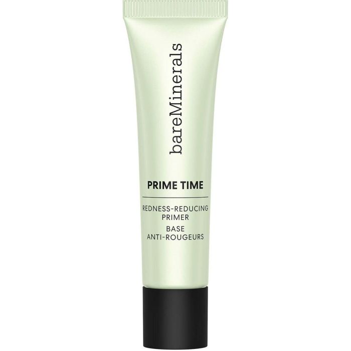 Bare Minerals PRIME TIME Prebase Maquillaje Reductor Rojeces & Imperfecciones Gel-Loción con Manzanilla, Vegana para Piel Sensible 30 ml
