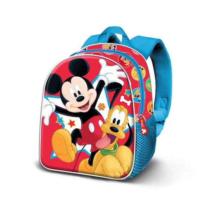 Disney Mickey Mouse Mochila 3D Elite Star Multicolor para Preescolar Disney Mickey Mouse Mochila 3D Elite Star Multicolor para Preescolar