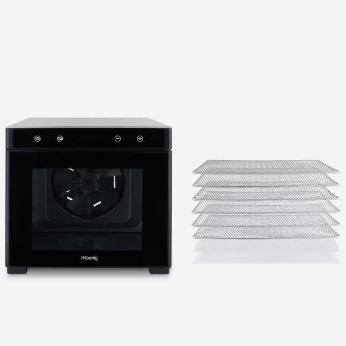 Deshidratador de alimentos - HKoeNIG - DSY900 - Temporizador - Temperatura variable - Potencia 650 W 3 Deshidratador de alimentos - HKoeNIG - DSY900 - Temporizador - Temperatura variable - Potencia 650 W 3