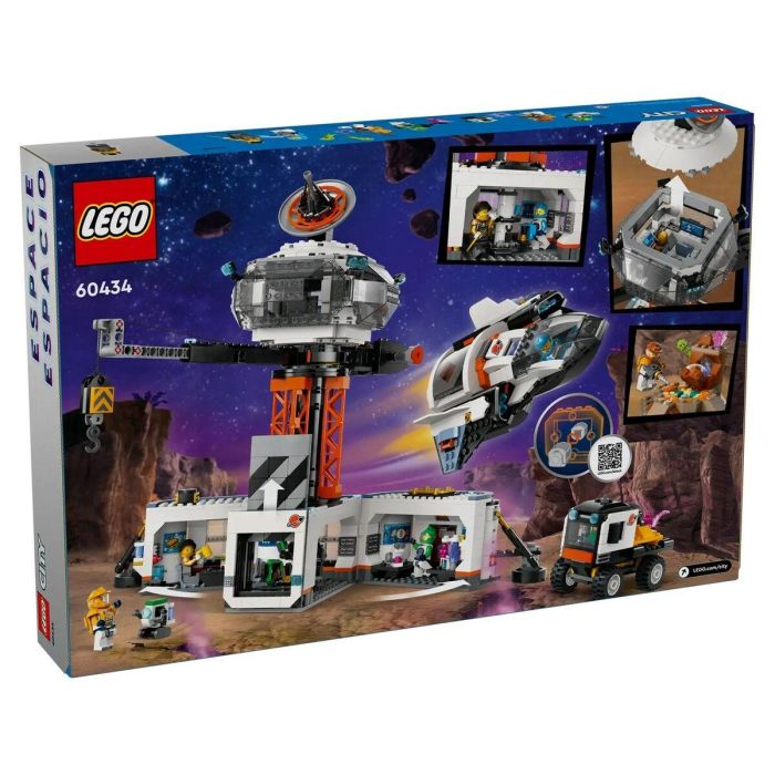 Lego City Base Espacial Y Plataforma de Lanzamiento 60434 - Set de Exploración Espacial con Nave, 6 Minifiguras y Robot 9