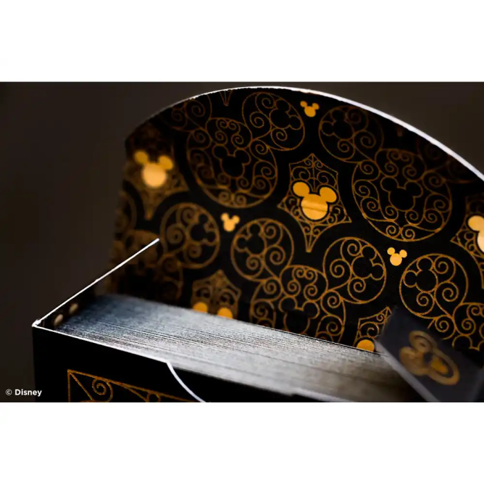 Fournier Baraja de Cartas Bicycle Disney Black and Gold Mickey, Lujo y Estilo con Estampado Dorado 5