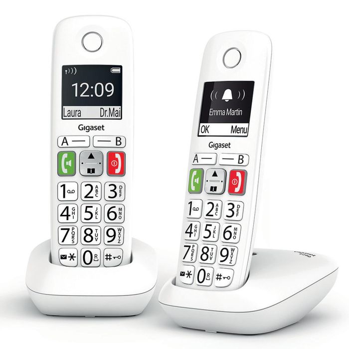 Gigaset E290 Teléfono DECT/analógico Identificador de llamadas Blanco 4