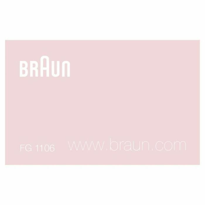 Braun FG1106 Mini recortadora de precisión para Bikini, 1 velocidad, a Batería, Gris/Blanco Braun FG1106 Mini recortadora de precisión para Bikini, 1 velocidad, a Batería, Gris/Blanco