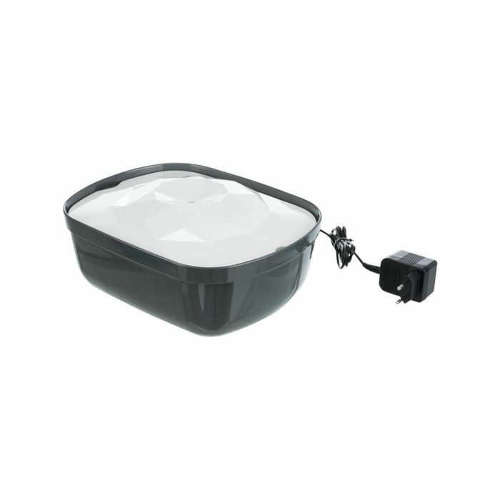 Fuente para Mascotas Trixie Polygon Blanco Gris Silicona Melamina 2,5 L 28 x 11 x 22 cm 34 Fuente para Mascotas Trixie Polygon Blanco Gris Silicona Melamina 2,5 L 28 x 11 x 22 cm 34