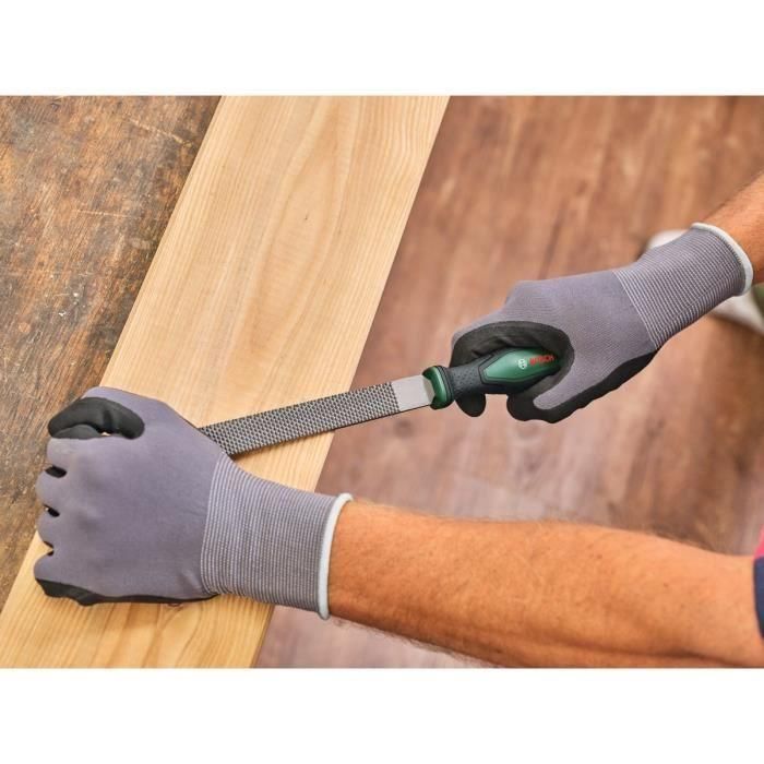 Bosch BOS4053423255522 - Juego de Escofinas para Madera de 3 Piezas: Planas, Redondas y Semicirculares de Acero al Carbono Duro 3